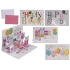 Pop-Up present card, Happy Birthday,