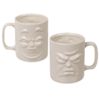 Porcelain mug, Happy or Grumpy
