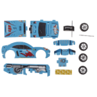 Pullback DIY Race Cars construction set,