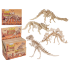 Puzzle de madera natura, Esqueleto de dinosaurio