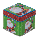 Quadratische Metall-Box, Christmas,