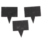 Rectangular slate tag for sticking,