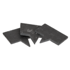 Rectangular slate tag for sticking,