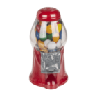 Red Gumball Machine, with ca. 25 g chewing gums,