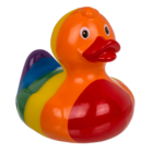 Regenbogen Quietsche-Ente, Pride, ca. 10 cm,