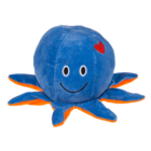 Reversible Plush Octopus, ca. 25 cm,