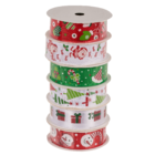 Ribbon, Christmas, polyester, 2 cm x 2 m,