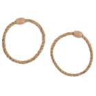 Ring toss game, incl. 1 wooden stick and 4 rings,
