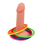 Ring toss game, Penis, with 6 rings,