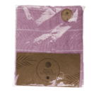 Rosa/weißer Fouta-Bademantel, Größe XXL,