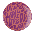 Round shaped pocket mirror, Love,