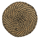 Round thatch place mat, D: ca. 32 cm,