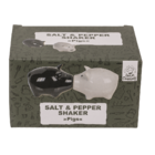 Salt & pepper shaker, pigs with magnet nose,