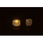 Salt crystal with LED tea light, 4 x 2 cm,