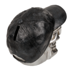 Savings bank with lock, Skull with basecap,