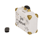 Savings box suitcase , Just married,