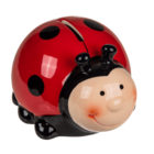 Savings box with lock, Ladybird,