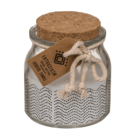 Scented candle (fresh cotton) in glass,