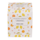 Scented candle, Fresh Linen,