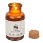 Scented candle (Soft Linen) in pharmacy glass,
