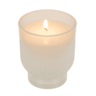 Scented canlde in glass, Fresh cotton,