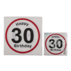 Serviettes en papier, Happy Birthday - 30,