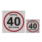 Serviettes en papier, Happy Birthday - 40,
