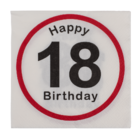 Servilletas de papel, Happy Birthday - 18,