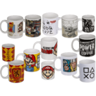 Set di articoli, tazze con licenza,