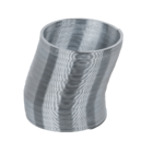 Silver coloured mini metal coil,