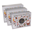Silver gift box, Merry Christmas,