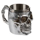 Silver plated mug with stainless steel insert,