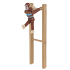 Singe qui se balance en bois, 7x2