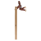 Singe qui se balance en bois, 7x2