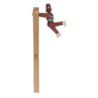 Singe qui se balance en bois, 7x2