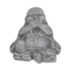 Sitzende Deko-Figur, Buddha (nichts böses sehen,