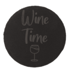 Slate coaster, with laser printing,