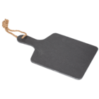 Slate plate with handle & jute rope for hanging,