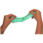 Slime alieno con figura aliena, fosforescente