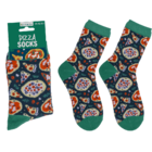 Socken, Pizza, Größe 36-42,