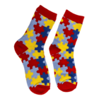 Socken, Puzzle, Größe 36-42,