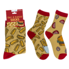 Socks, Fries & Burger, size 36-42,