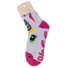 Socks, with ABS sole, 99 % Unicorn, one size,