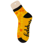 Socks, with ABS sole, Bee Happy, one size,