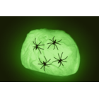 Spiderweb, Glow in the dark, incl. 4 spiders,