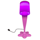 Spilt Paint Desktop Lamp, neon pink,