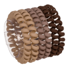 Spiral hair ribbon, Telephone cord, matte,