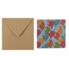 Square shaped gift card, puzzle, Birthday,