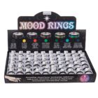 Stainless steel mood ring, Waves,