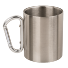 Stainless steel mug with carabiner, Maritime,